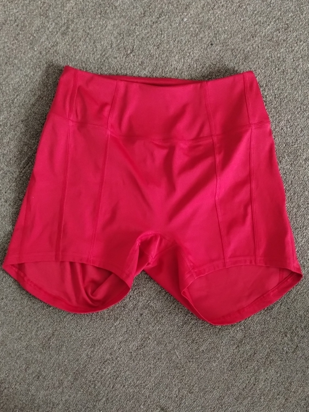 Gymshark Red Scrunch Shorts